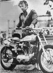  Click for Evel Knievel & motorcycle 